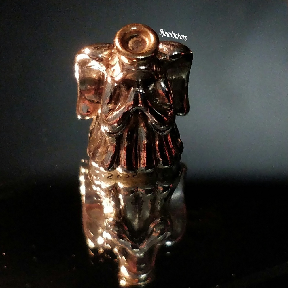Divine angel Pandora charm with 14K gold